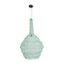 GloboStar® KENTUCKY 01885 Vintage Κρεμαστό Φωτιστικό Οροφής Μονόφωτο 1 x E27 AC220-240V IP20 - Φ60 x Υ90cm - Τιρκουάζ Μεταλλικό Πλέγμα - 5 Χρόνια Εγγύηση - ledmania.gr