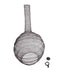 GloboStar® KENTUCKY 01887 Vintage Κρεμαστό Φωτιστικό Οροφής Μονόφωτο 1 x E27 AC220-240V IP20 - Φ90 x Υ110cm - Σκούρο Καφέ Μεταλλικό Πλέγμα - ledmania.gr