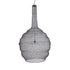 GloboStar® KENTUCKY 01887 Vintage Κρεμαστό Φωτιστικό Οροφής Μονόφωτο 1 x E27 AC220-240V IP20 - Φ90 x Υ110cm - Σκούρο Καφέ Μεταλλικό Πλέγμα - ledmania.gr