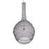 GloboStar® KENTUCKY 01887 Vintage Κρεμαστό Φωτιστικό Οροφής Μονόφωτο 1 x E27 AC220-240V IP20 - Φ90 x Υ110cm - Σκούρο Καφέ Μεταλλικό Πλέγμα - ledmania.gr