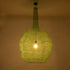 GloboStar® KENTUCKY 01888 Vintage Κρεμαστό Φωτιστικό Οροφής Μονόφωτο 1 x E27 AC220-240V IP20 - Φ90 x Υ110cm - Τιρκουάζ Μεταλλικό Πλέγμα - ledmania.gr
