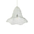 GloboStar® KENTUCKY 01892 Vintage Κρεμαστό Φωτιστικό Πλέγμα Μονόφωτο 1 x E27 IP20 Λευκό Μέταλλο - Μ60 x Π60 x Υ52cm - ledmania.gr