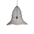 GloboStar® KENTUCKY 01893 Vintage Κρεμαστό Φωτιστικό Πλέγμα Μονόφωτο 1 x E27 IP20 Καφέ Μέταλλο - Μ60 x Π60 x Υ52cm - ledmania.gr