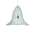 GloboStar® KENTUCKY 01894 Vintage Κρεμαστό Φωτιστικό Πλέγμα Μονόφωτο 1 x E27 IP20 Τιρκουάζ Μέταλλο - Μ60 x Π60 x Υ52cm - ledmania.gr