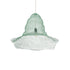 GloboStar® KENTUCKY 01894 Vintage Κρεμαστό Φωτιστικό Πλέγμα Μονόφωτο 1 x E27 IP20 Τιρκουάζ Μέταλλο - Μ60 x Π60 x Υ52cm - ledmania.gr