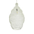 GloboStar® KENTUCKY 01895 Vintage Κρεμαστό Φωτιστικό Οροφής Μονόφωτο 1 x E27 AC220-240V IP20 - Φ40 x Υ70cm - Μπεζ Εκρού Μεταλλικό Πλέγμα - 5 Χρόνια Εγγύηση - ledmania.gr