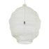 GloboStar® KENTUCKY 01901 Vintage Κρεμαστό Φωτιστικό Οροφής Μονόφωτο 1 x E27 AC220-240V IP20 - Φ80 x Υ110cm - Μπεζ Εκρού Μεταλλικό Πλέγμα - ledmania.gr