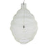 GloboStar® KENTUCKY 01901 Vintage Κρεμαστό Φωτιστικό Οροφής Μονόφωτο 1 x E27 AC220-240V IP20 - Φ80 x Υ110cm - Μπεζ Εκρού Μεταλλικό Πλέγμα - ledmania.gr