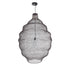 GloboStar® KENTUCKY 01902 Vintage Κρεμαστό Φωτιστικό Οροφής Μονόφωτο 1 x E27 AC220-240V IP20 - Φ80 x Υ110cm - Σκούρο Καφέ Μεταλλικό Πλέγμα - ledmania.gr