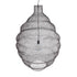 GloboStar® KENTUCKY 01902 Vintage Κρεμαστό Φωτιστικό Οροφής Μονόφωτο 1 x E27 AC220-240V IP20 - Φ80 x Υ110cm - Σκούρο Καφέ Μεταλλικό Πλέγμα - ledmania.gr