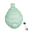 GloboStar® KENTUCKY 01903 Vintage Κρεμαστό Φωτιστικό Οροφής Μονόφωτο 1 x E27 AC220-240V IP20 - Φ80 x Υ110cm - Τιρκουάζ Μεταλλικό Πλέγμα - ledmania.gr