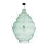 GloboStar® KENTUCKY 01903 Vintage Κρεμαστό Φωτιστικό Οροφής Μονόφωτο 1 x E27 AC220-240V IP20 - Φ80 x Υ110cm - Τιρκουάζ Μεταλλικό Πλέγμα - ledmania.gr