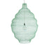 GloboStar® KENTUCKY 01903 Vintage Κρεμαστό Φωτιστικό Οροφής Μονόφωτο 1 x E27 AC220-240V IP20 - Φ80 x Υ110cm - Τιρκουάζ Μεταλλικό Πλέγμα - ledmania.gr