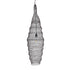 GloboStar® KENTUCKY 01908 Vintage Κρεμαστό Φωτιστικό Οροφής Μονόφωτο 1 x E27 AC220-240V IP20 - Φ30 x Υ105cm - Σκούρο Καφέ Μεταλλικό Πλέγμα - ledmania.gr