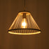 GloboStar® TYGEE 01930 Boho Κρεμαστό Φωτιστικό Πλέγμα Μονόφωτο 1 x E27 IP20 Μπεζ Ξύλο - Μ35 x Π35 x Υ22cm - ledmania.gr