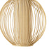 GLOBOSTAR® HIBISCUS 01934 Boho Κρεμαστό Φωτιστικό Οροφής με Ντουί 1 x E27 AC 220-240V IP20 - Μπεζ - Μ28 x Π28 x Υ28cm