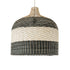 GloboStar® BARBADOS 01945 Boho Κρεμαστό Φωτιστικό Καμπάνα Μονόφωτο 1 x E27 IP20 Μπεζ & Χακί Ξύλο - Μ60 x Π60 x Υ60cm - ledmania.gr