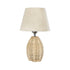 GLOBOSTAR® HASUMI 01956 Boho Επιτραπέζιο Φωτιστικό Πορτατίφ με Ντουί 1 x E27 AC 220-240V IP20 - Μπεζ - Μ23 x Π23 x Υ40cm - ledmania.gr
