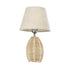 GLOBOSTAR® HASUMI 01956 Boho Επιτραπέζιο Φωτιστικό Πορτατίφ με Ντουί 1 x E27 AC 220-240V IP20 - Μπεζ - Μ23 x Π23 x Υ40cm - ledmania.gr