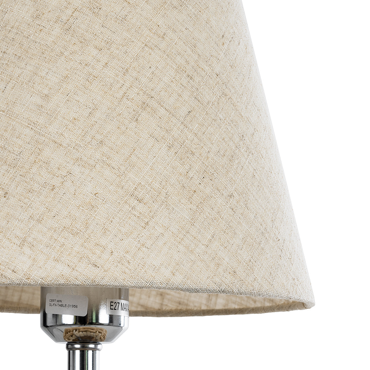 GLOBOSTAR® HASUMI 01956 Boho Επιτραπέζιο Φωτιστικό Πορτατίφ με Ντουί 1 x E27 AC 220-240V IP20 - Μπεζ - Μ23 x Π23 x Υ40cm - ledmania.gr