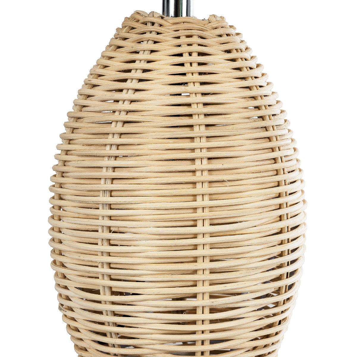 GLOBOSTAR® HASUMI 01956 Boho Επιτραπέζιο Φωτιστικό Πορτατίφ με Ντουί 1 x E27 AC 220-240V IP20 - Μπεζ - Μ23 x Π23 x Υ40cm - ledmania.gr