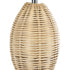 GLOBOSTAR® HASUMI 01956 Boho Επιτραπέζιο Φωτιστικό Πορτατίφ με Ντουί 1 x E27 AC 220-240V IP20 - Μπεζ - Μ23 x Π23 x Υ40cm - ledmania.gr