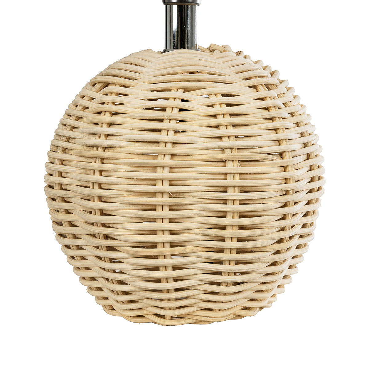 GLOBOSTAR® HASUMI 01957 Boho Επιτραπέζιο Φωτιστικό Πορτατίφ με Ντουί 1 x E27 AC 220-240V IP20 - Μπεζ & Λευκό - Μ19 x Π19 x Υ30cm - ledmania.gr