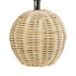 GLOBOSTAR® HASUMI 01957 Boho Επιτραπέζιο Φωτιστικό Πορτατίφ με Ντουί 1 x E27 AC 220-240V IP20 - Μπεζ & Λευκό - Μ19 x Π19 x Υ30cm - ledmania.gr