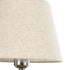 GLOBOSTAR® HOLOKAI 01960 Boho Επιτραπέζιο Φωτιστικό Πορτατίφ με Ντουί 1 x E27 AC 220-240V IP20 - Μπεζ & Λευκό - Μ23 x Π23 x Υ40cm - ledmania.gr
