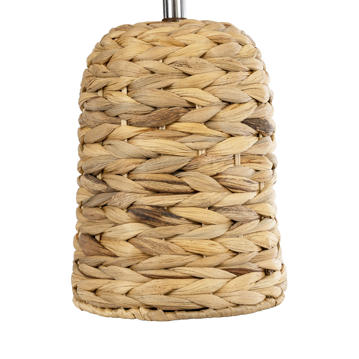 GLOBOSTAR® HOLOKAI 01960 Boho Επιτραπέζιο Φωτιστικό Πορτατίφ με Ντουί 1 x E27 AC 220-240V IP20 - Μπεζ & Λευκό - Μ23 x Π23 x Υ40cm - ledmania.gr
