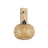 GLOBOSTAR® SELVA 01963 Boho Φωτιστικό Τοίχου - Απλίκα με Ντουί 1 x E27 AC 220-240V IP20 - Μπεζ - Μ23 x Π23 x Υ37cm