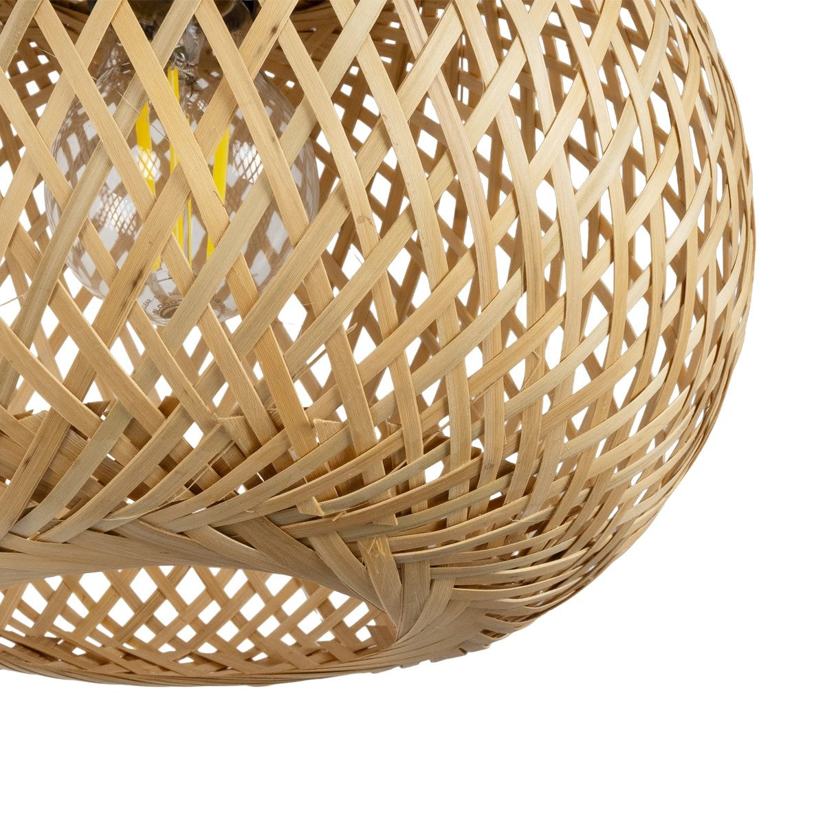 GLOBOSTAR® SELVA 01963 Boho Φωτιστικό Τοίχου - Απλίκα με Ντουί 1 x E27 AC 220-240V IP20 - Μπεζ - Μ23 x Π23 x Υ37cm