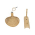GLOBOSTAR® KALIA 01964 Boho Φωτιστικό Τοίχου - Απλίκα με Ντουί 1 x E27 AC 220-240V IP20 - Μπεζ - Μ33 x Π36 x Υ42cm