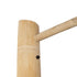 GLOBOSTAR® ARIDA 01970 Boho Φωτιστικό Τοίχου - Απλίκα με Ντουί 1 x E27 AC 220-240V IP20 - Μπεζ - Μ21 x Π30 x Υ55cm