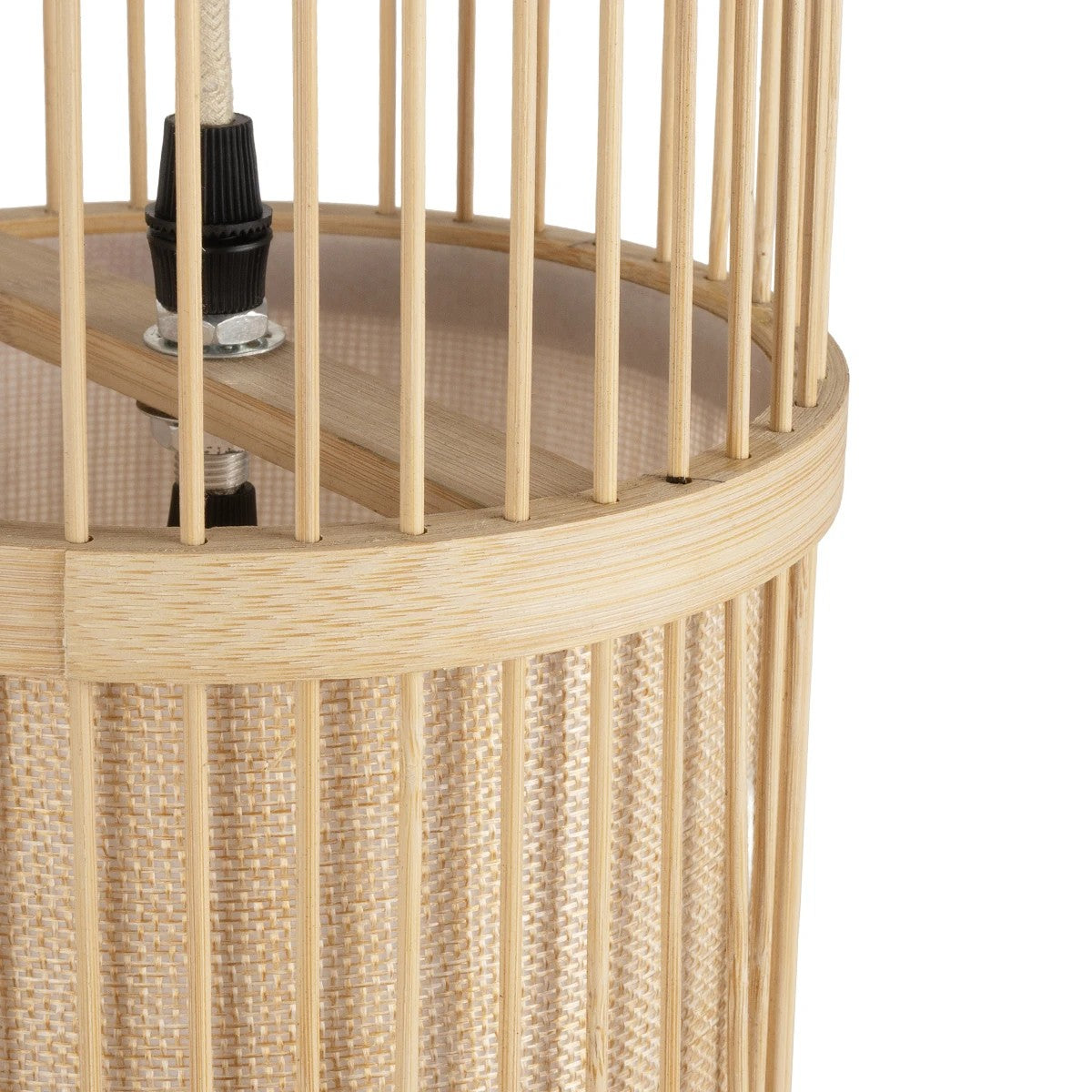 GLOBOSTAR® NOMAD 01972 Boho Φωτιστικό Τοίχου - Απλίκα με Ντουί 1 x E27 AC 220-240V IP20 - Μπεζ - Μ16 x Π28 x Υ50cm