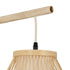 GLOBOSTAR® TULUM 01973 Boho Φωτιστικό Τοίχου - Απλίκα με Ντουί 1 x E27 AC 220-240V IP20 - Μπεζ - Μ25 x Π33 x Υ73cm