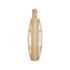 GLOBOSTAR® TULUM 01974 Boho Φωτιστικό Τοίχου - Απλίκα με Ντουί 1 x E27 AC 220-240V IP20 - Μπεζ - Μ28 x Π34 x Υ102cm