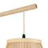 GLOBOSTAR® TULUM 01974 Boho Φωτιστικό Τοίχου - Απλίκα με Ντουί 1 x E27 AC 220-240V IP20 - Μπεζ - Μ28 x Π34 x Υ102cm