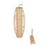 GLOBOSTAR® TULUM 01974 Boho Φωτιστικό Τοίχου - Απλίκα με Ντουί 1 x E27 AC 220-240V IP20 - Μπεζ - Μ28 x Π34 x Υ102cm