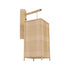 GLOBOSTAR® KOMO 01976 Boho Φωτιστικό Τοίχου - Απλίκα με Ντουί 1 x E27 AC 220-240V IP20 - Μπεζ - Μ20 x Π30 x Υ60cm