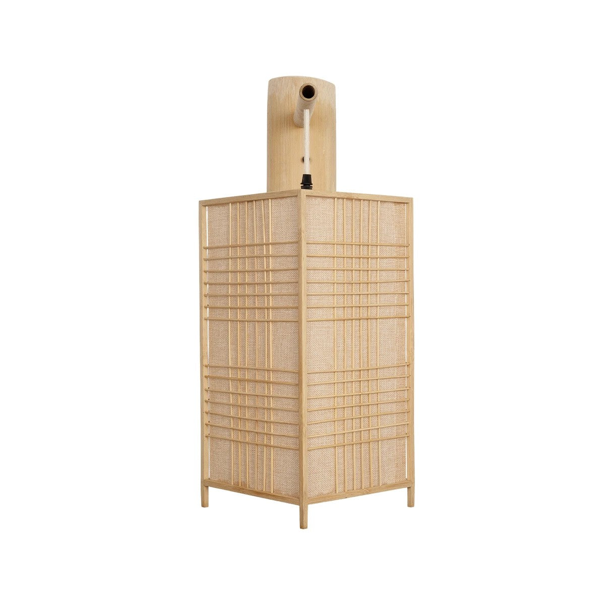 GLOBOSTAR® KOMO 01976 Boho Φωτιστικό Τοίχου - Απλίκα με Ντουί 1 x E27 AC 220-240V IP20 - Μπεζ - Μ20 x Π30 x Υ60cm