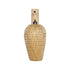 GLOBOSTAR® SELVA 01977 Boho Φωτιστικό Τοίχου - Απλίκα με Ντουί 1 x E27 AC 220-240V IP20 - Μπεζ - Μ24 x Π32 x Υ56cm