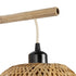 GLOBOSTAR® SELVA 01977 Boho Φωτιστικό Τοίχου - Απλίκα με Ντουί 1 x E27 AC 220-240V IP20 - Μπεζ - Μ24 x Π32 x Υ56cm