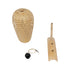 GLOBOSTAR® SELVA 01977 Boho Φωτιστικό Τοίχου - Απλίκα με Ντουί 1 x E27 AC 220-240V IP20 - Μπεζ - Μ24 x Π32 x Υ56cm