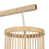 GLOBOSTAR® TULUM 01978 Boho Φωτιστικό Τοίχου - Απλίκα με Ντουί 1 x E27 AC 220-240V IP20 - Μπεζ - Μ16 x Π26.5 x Υ47cm