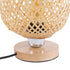 GLOBOSTAR® KERRY 01981 Boho Επιτραπέζιο Φωτιστικό Πορτατίφ με Ντουί 1 x E27 AC 220-240V IP20 - Μπεζ - Μ18 x Π18 x Υ25cm - ledmania.gr