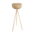 GLOBOSTAR® POPPY 01983 Boho Επιδαπέδιο Φωτιστικό με Ντουί 1 x E27 AC 220-240V IP20 - Μπεζ - Μ58 x Π58 x Υ143cm - ledmania.gr