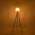 GLOBOSTAR® POPPY 01984 Boho Επιδαπέδιο Φωτιστικό με Ντουί 1 x E27 AC 220-240V IP20 - Μπεζ - Μ58 x Π58 x Υ168cm
