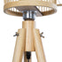 GloboStar® POPPY 01987 Boho Επιδαπέδιο Φωτιστικό Μονόφωτο 1 x E27 IP20 Μπεζ Ξύλο - Μ58 x Π58 x Υ138cm - ledmania.gr