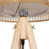 GLOBOSTAR® POPPY 01988 Boho Επιδαπέδιο Φωτιστικό με Ντουί 1 x E27 AC 220-240V IP20 - Μπεζ - Μ58 x Π58 x Υ145.5cm - ledmania.gr